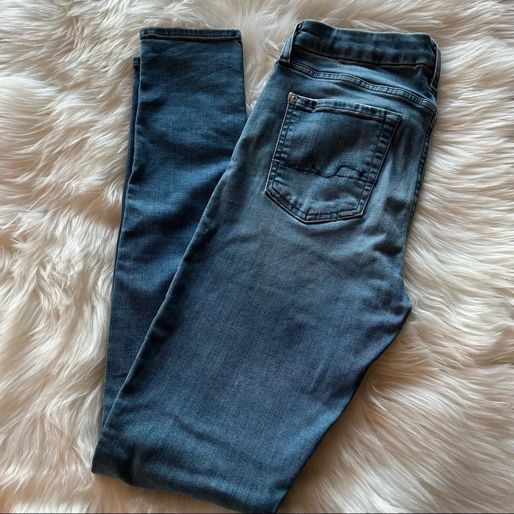 •SOLD•7 For All Mankind Skinny Jeans Size 26 - Picture 3 of 10